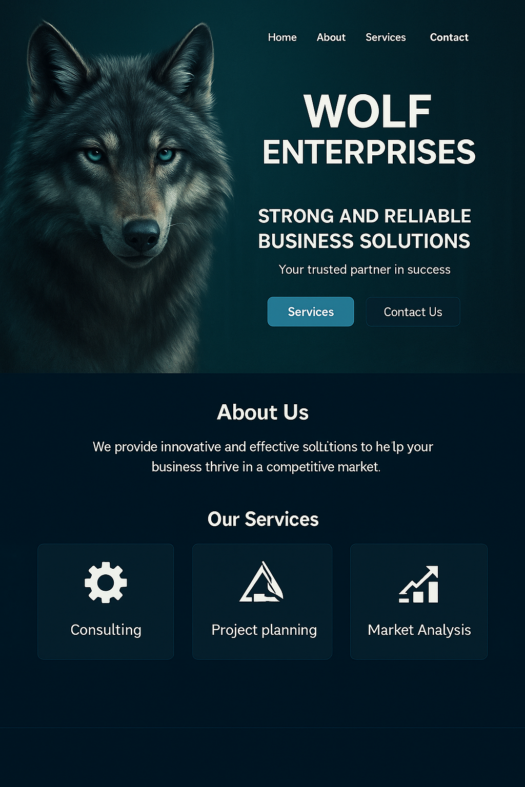 Business Website demo